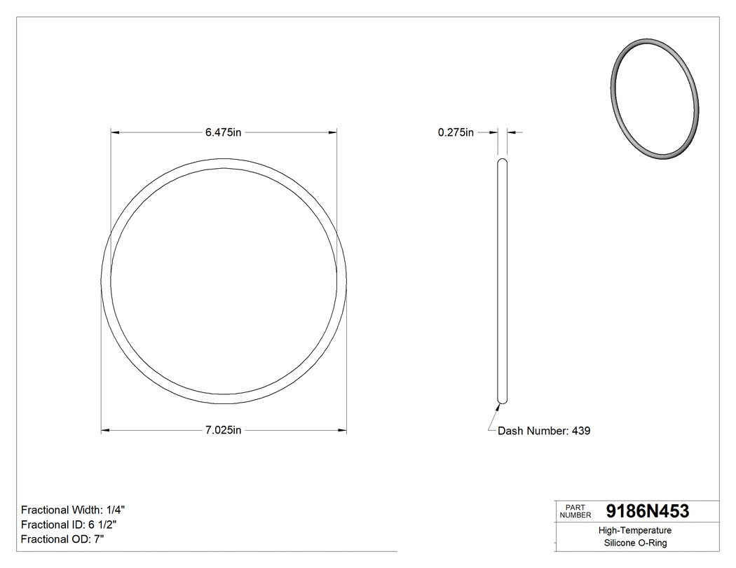 Technical drawing - 9186N453